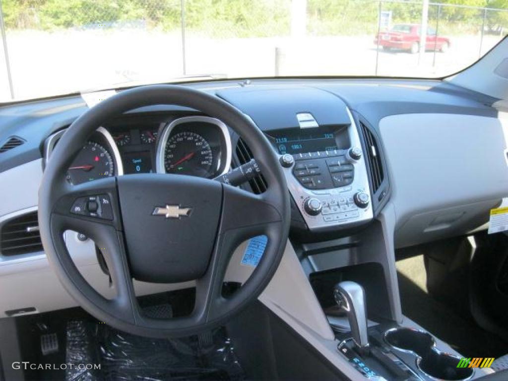 2011 Chevrolet Equinox LS Light Titanium/Jet Black Dashboard Photo #38432157