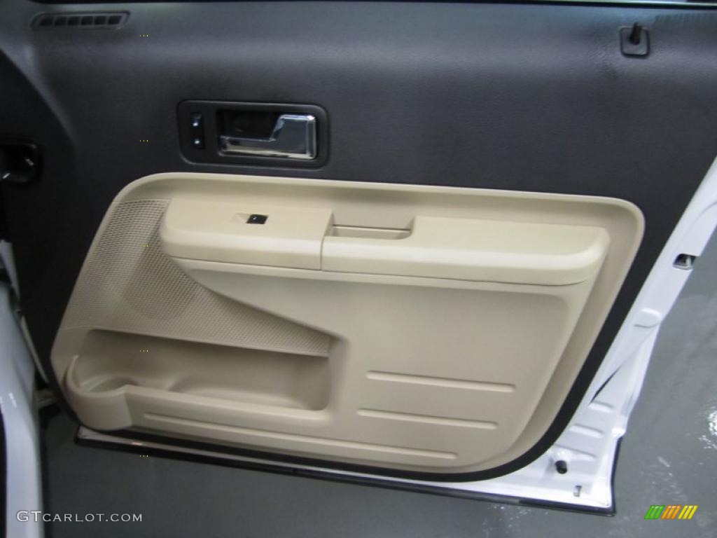 2010 Ford Edge Limited AWD Medium Light Stone Door Panel Photo #38432485