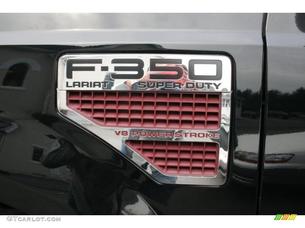 2008 Ford F350 Super Duty Lariat Crew Cab 4x4 Marks and Logos Photo #38432880