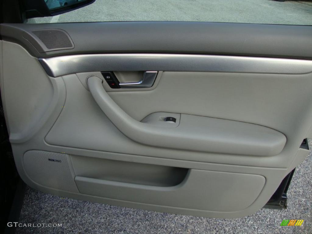 2002 Audi A4 1.8T quattro Avant Beige Door Panel Photo #38432932