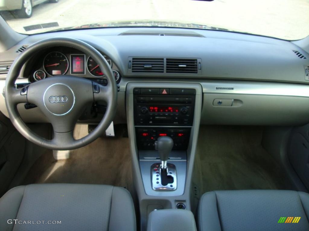 2002 Audi A4 1.8T quattro Avant Beige Dashboard Photo #38433051