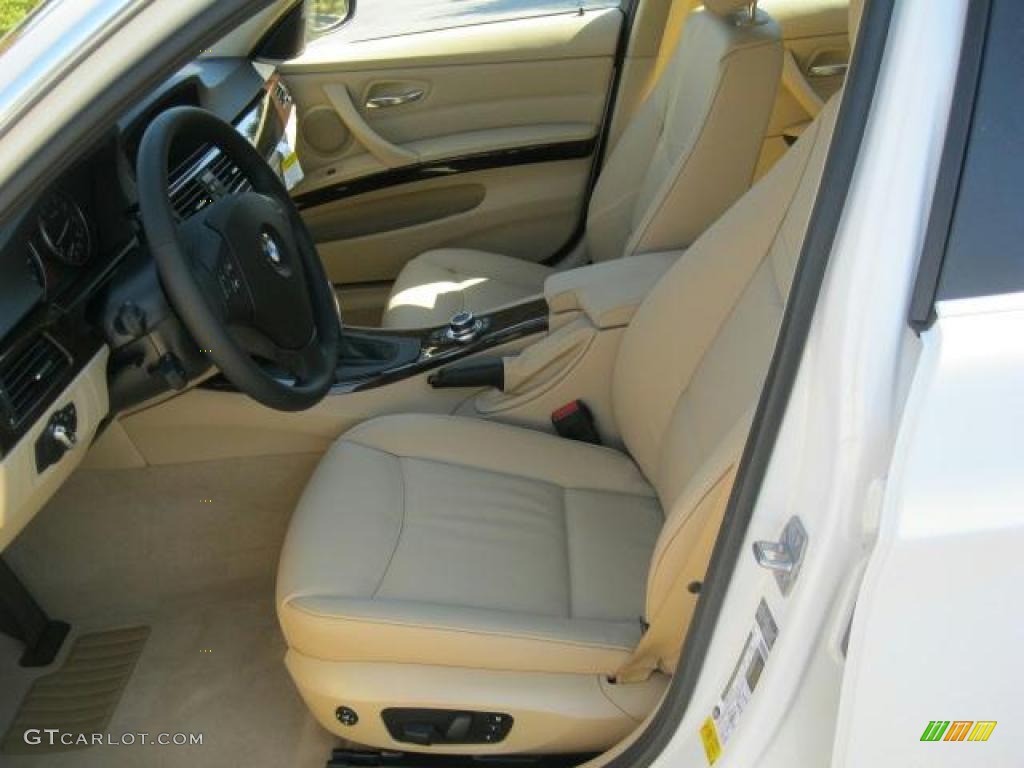 Beige Interior 2011 BMW 3 Series 335i Sedan Photo #38433124
