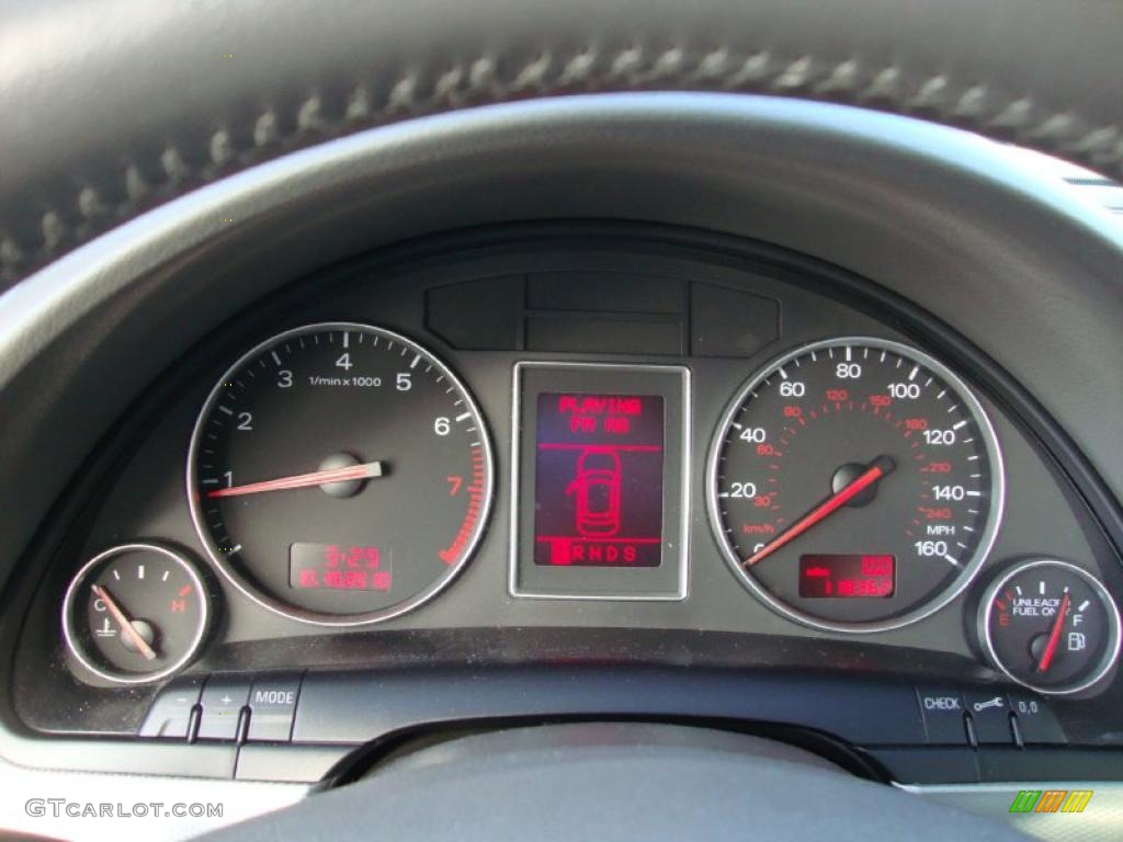 2002 Audi A4 1.8T quattro Avant Gauges Photo #38433348