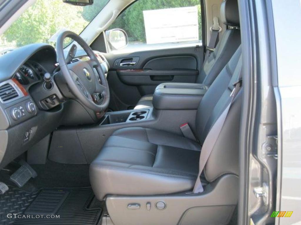 Ebony Interior 2011 Chevrolet Silverado 2500HD LTZ Crew Cab 4x4 Photo #38433368
