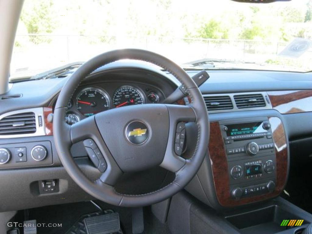 2011 Chevrolet Silverado 2500HD LTZ Crew Cab 4x4 Ebony Dashboard Photo #38433400