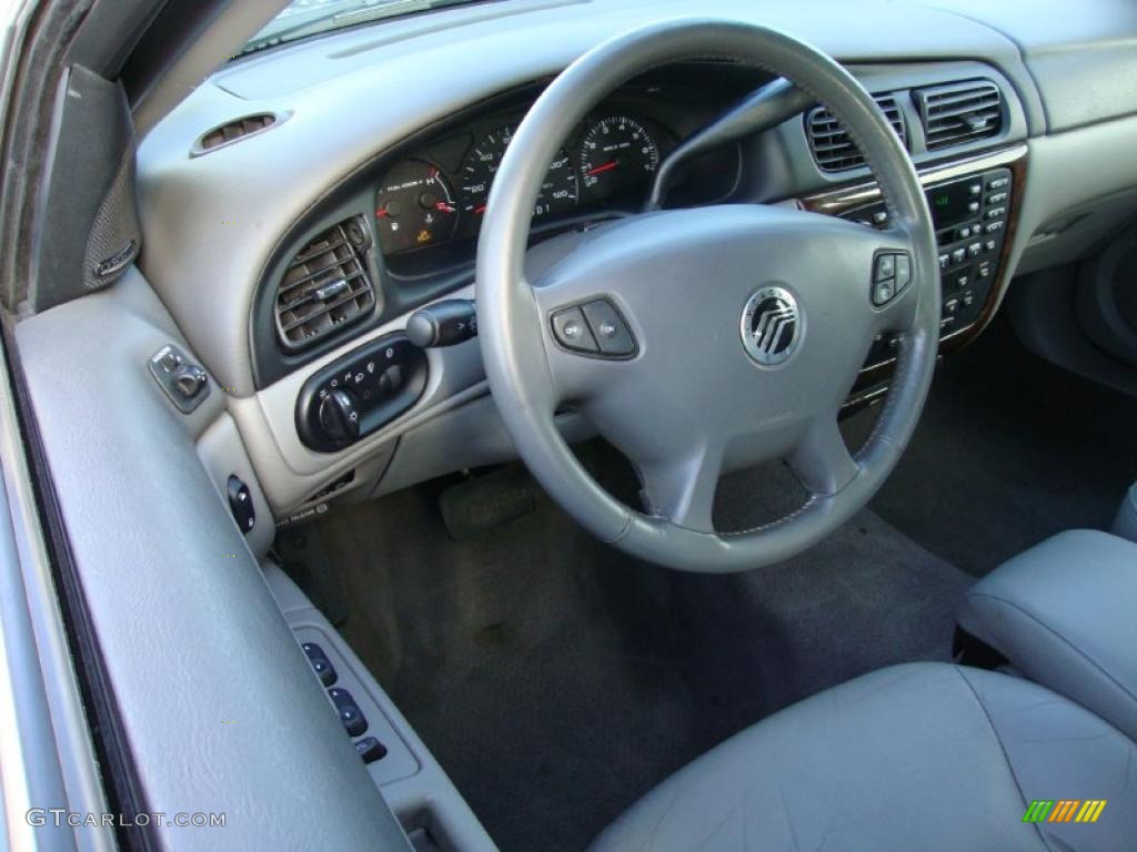 2001 Mercury Sable LS Premium Wagon Medium Graphite Steering Wheel Photo #38433600