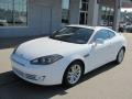 Captiva White 2007 Hyundai Tiburon GS Exterior