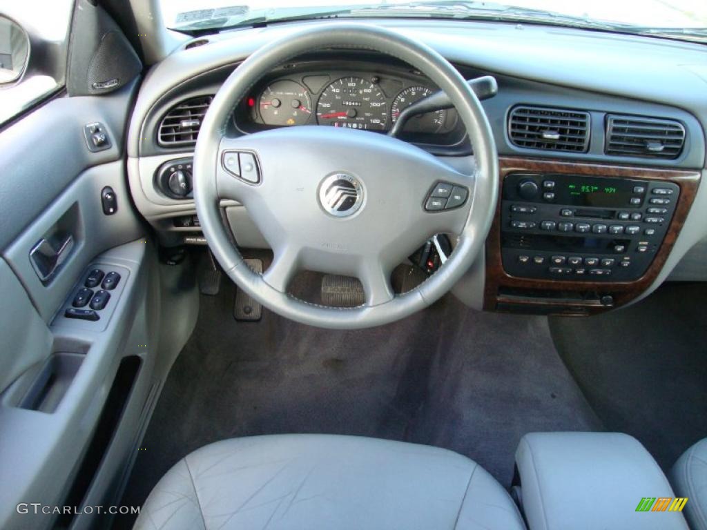 2001 Mercury Sable LS Premium Wagon Medium Graphite Steering Wheel Photo #38433852