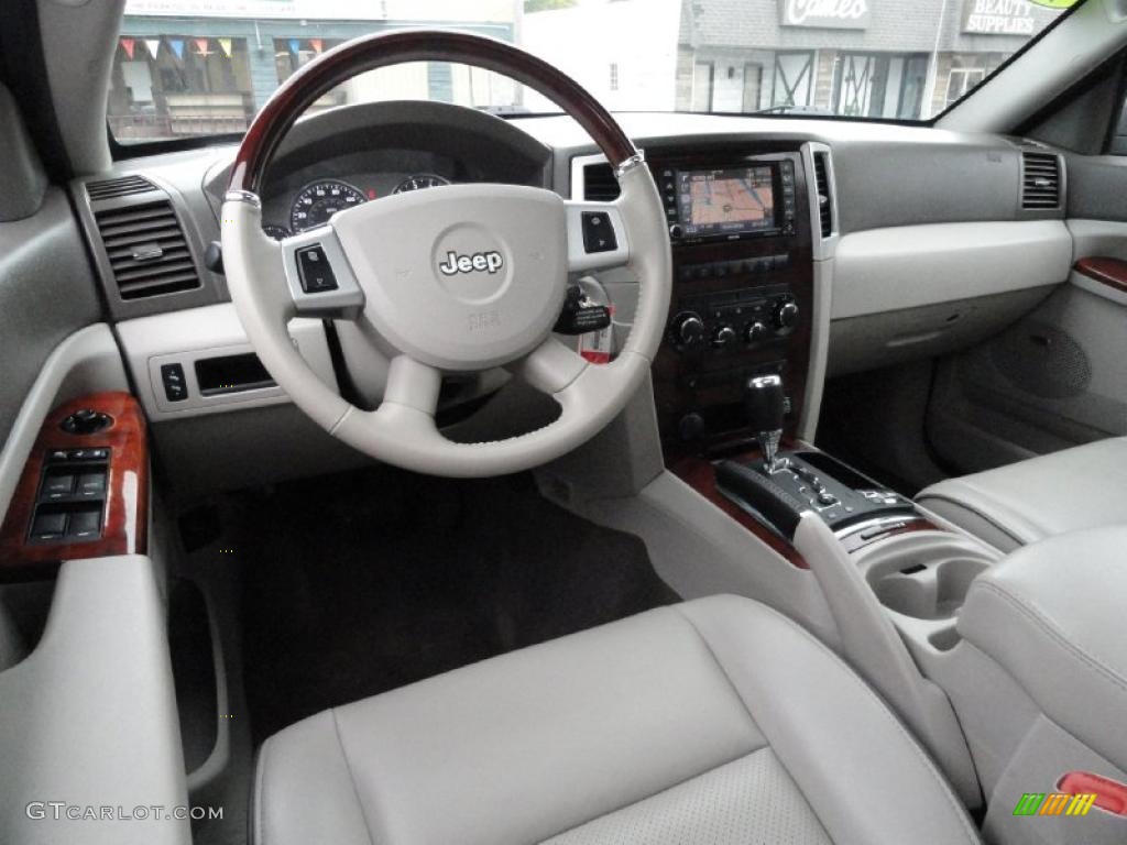 Dark Slate Gray/Light Graystone Interior 2008 Jeep Grand Cherokee Overland 4x4 Photo #38434884