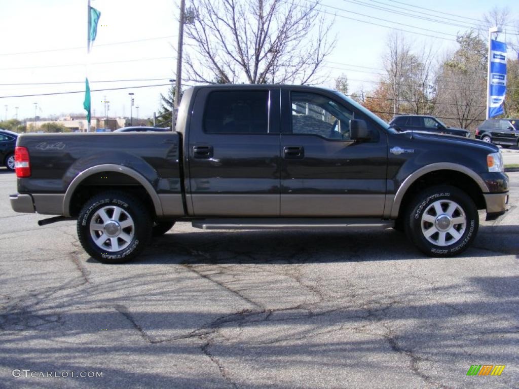 2005 F150 King Ranch SuperCrew 4x4 - Dark Stone Metallic / Castano Brown Leather photo #6