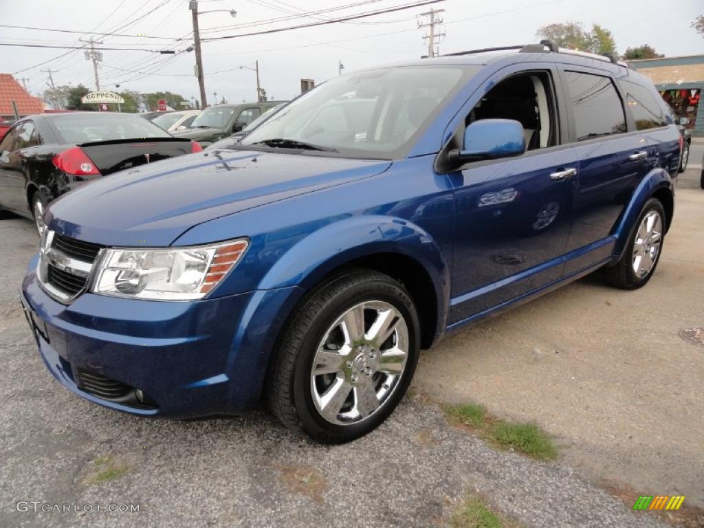 2009 Journey R/T AWD - Deep Water Blue Pearl / Dark Slate Gray/Light Graystone photo #1