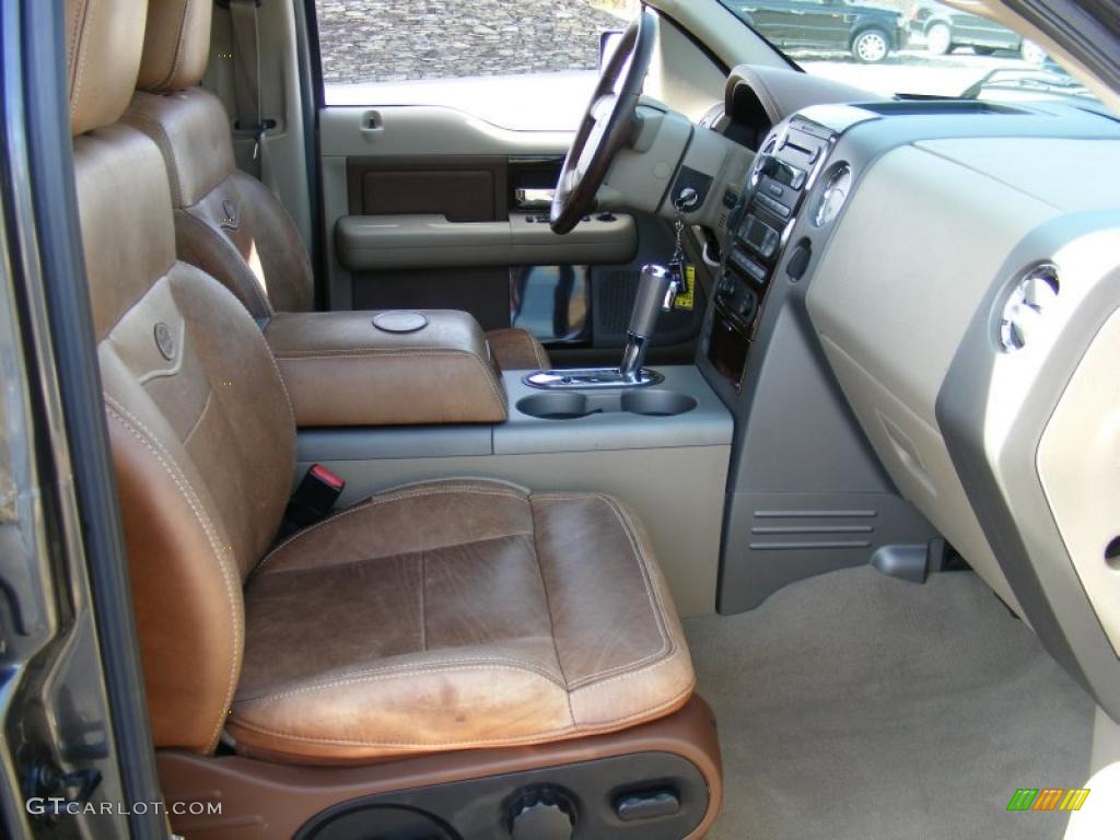 2005 F150 King Ranch SuperCrew 4x4 - Dark Stone Metallic / Castano Brown Leather photo #13