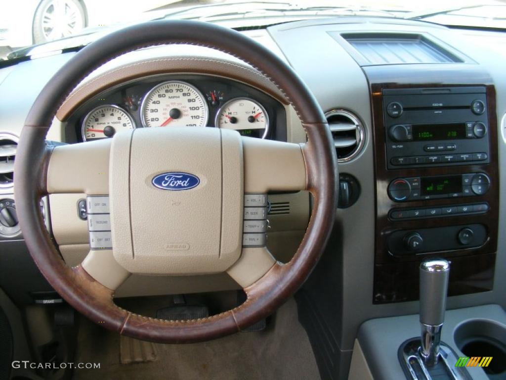 2005 F150 King Ranch SuperCrew 4x4 - Dark Stone Metallic / Castano Brown Leather photo #15