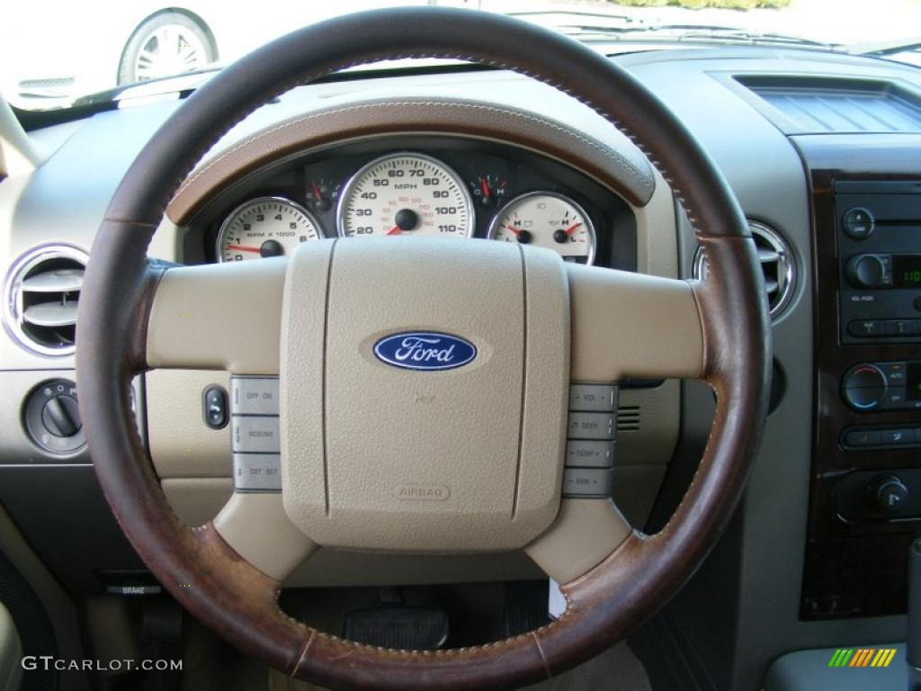 2005 F150 King Ranch SuperCrew 4x4 - Dark Stone Metallic / Castano Brown Leather photo #16