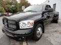 2007 Brilliant Black Crystal Pearl Dodge Ram 3500 Sport Quad Cab Dually  photo #1