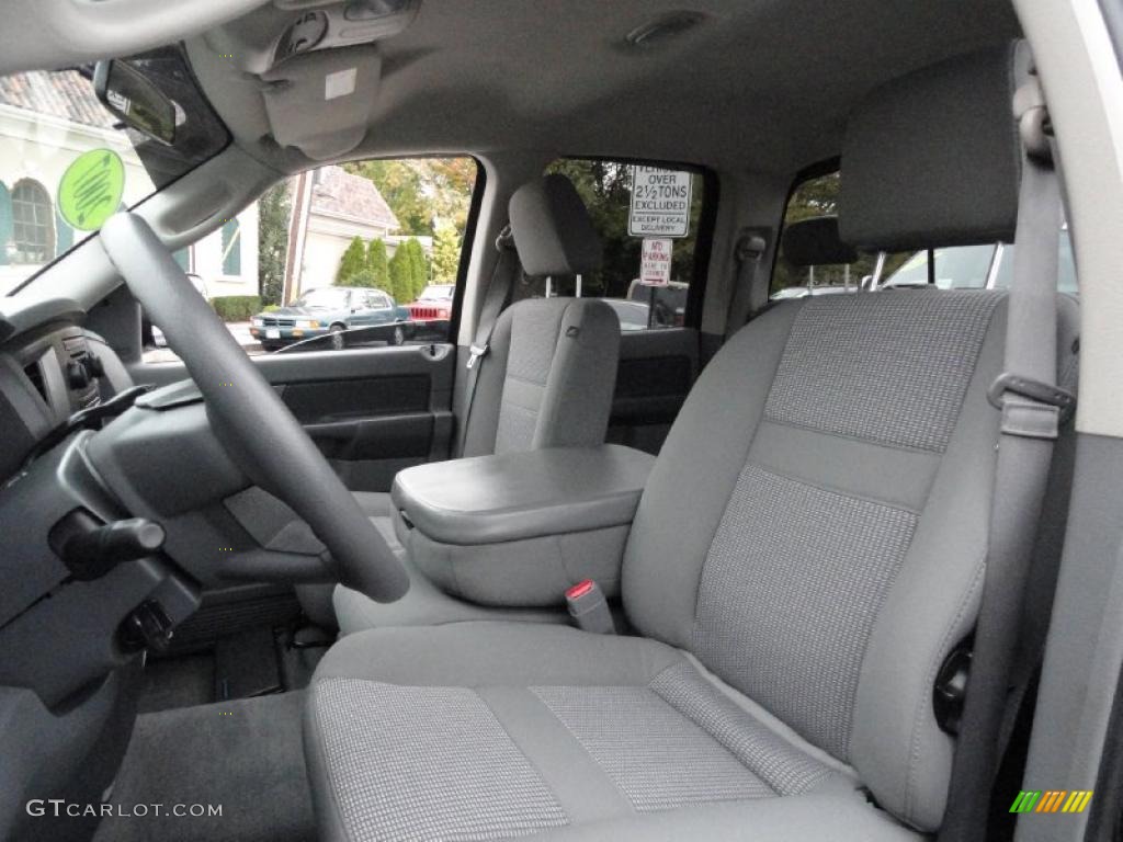 Medium Slate Gray Interior 2007 Dodge Ram 3500 Sport Quad Cab Dually Photo #38435792