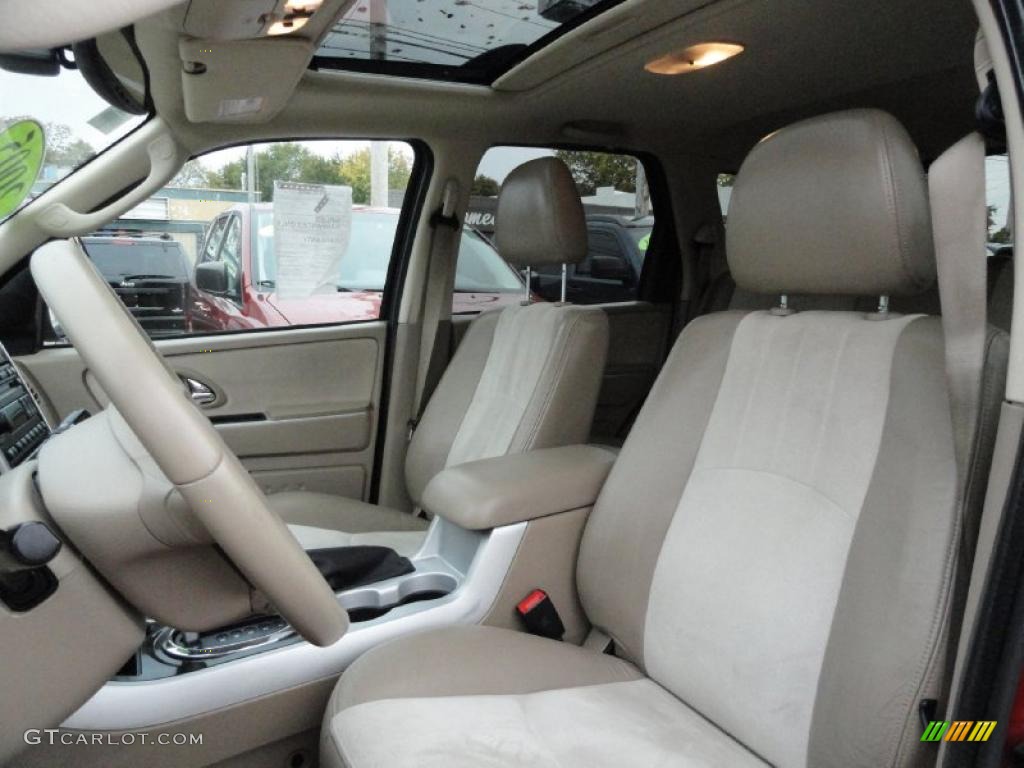 Pebble/Light Parchment Interior 2005 Mercury Mariner V6 Premier 4WD Photo #38436276