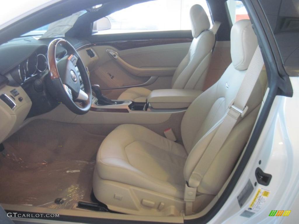 Cashmere/Cocoa Interior 2011 Cadillac CTS Coupe Photo #38436296