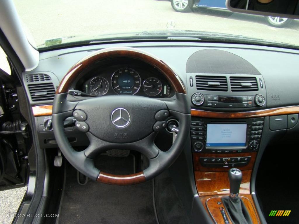 2008 E 350 4Matic Sedan - Black / Black photo #12