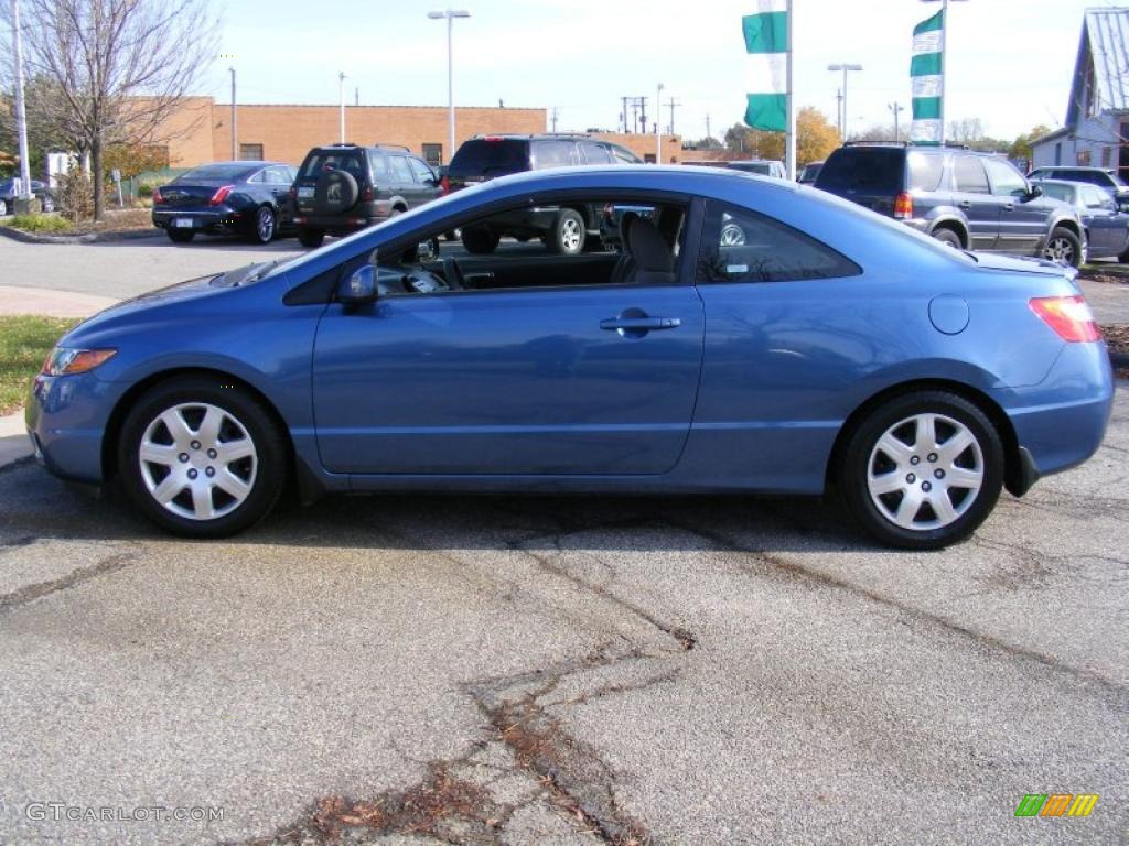 Atomic Blue Metallic 2008 Honda Civic LX Coupe Exterior Photo #38436884