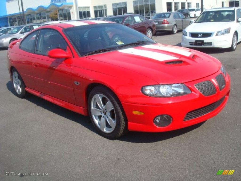 2006 GTO Coupe - Torrid Red / Red photo #7