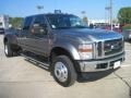 Sterling Grey Metallic 2009 Ford F450 Super Duty Lariat Crew Cab 4x4 Dually Exterior