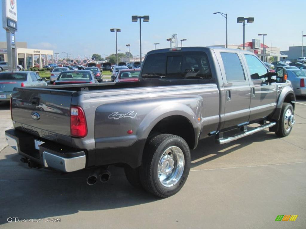 Sterling Grey Metallic 2009 Ford F450 Super Duty Lariat Crew Cab 4x4 Dually Exterior Photo #38438432