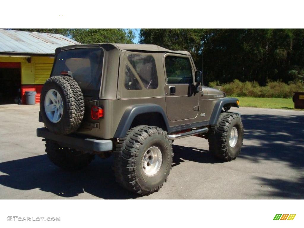 2004 Wrangler Rubicon 4x4 - Light Khaki Metallic / Khaki photo #3