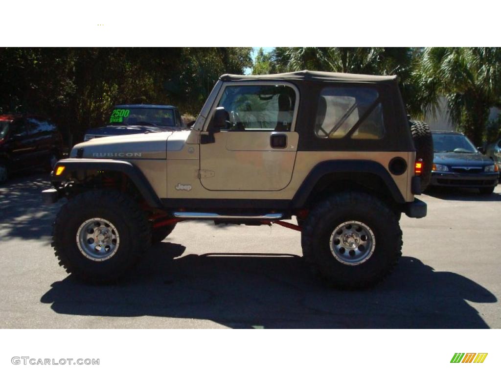 2004 Wrangler Rubicon 4x4 - Light Khaki Metallic / Khaki photo #6