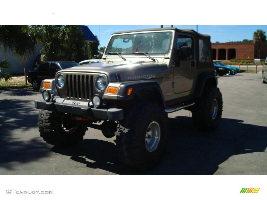 2004 Wrangler Rubicon 4x4 - Light Khaki Metallic / Khaki photo #7