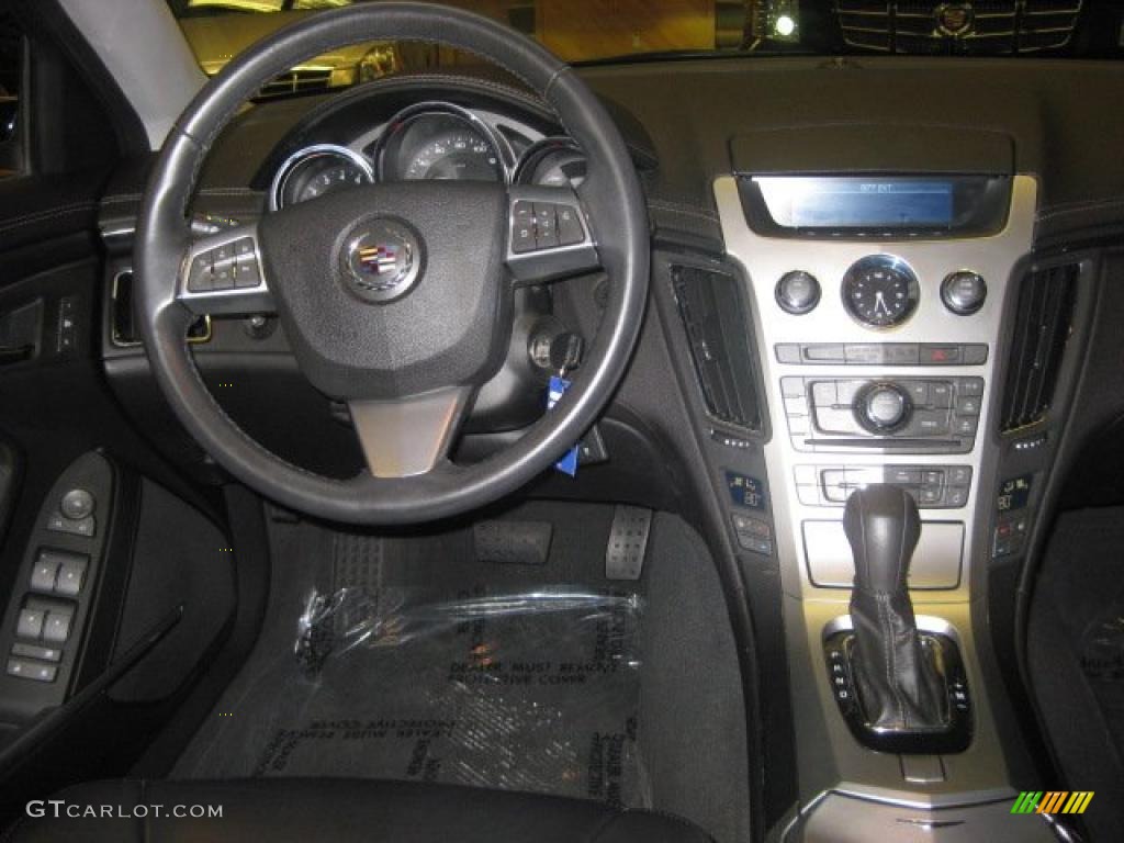 2008 Cadillac CTS 4 AWD Sedan Ebony Dashboard Photo #38441788
