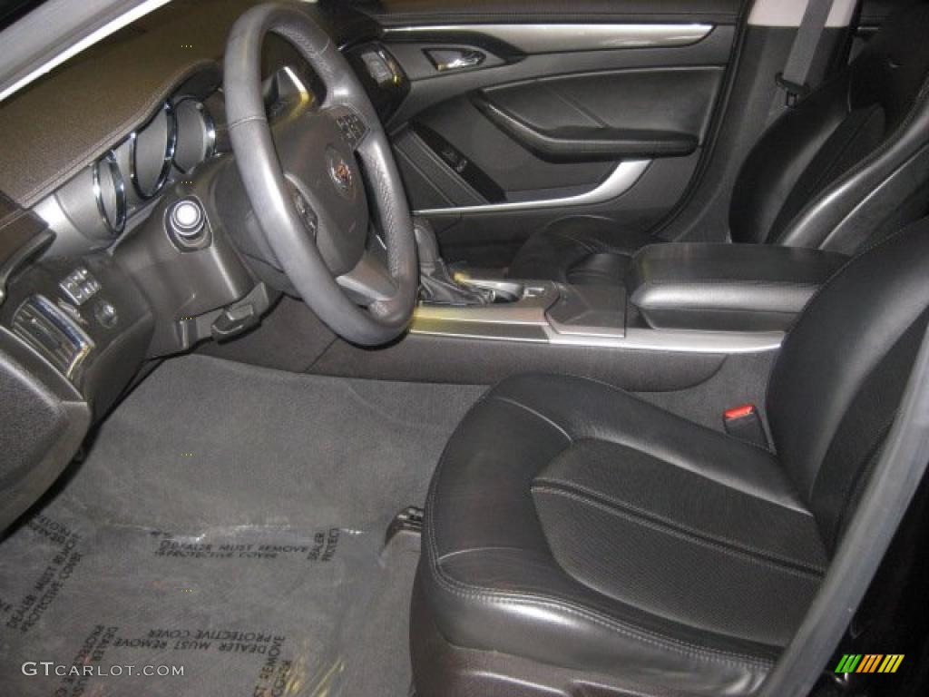 Ebony Interior 2008 Cadillac CTS 4 AWD Sedan Photo #38441872