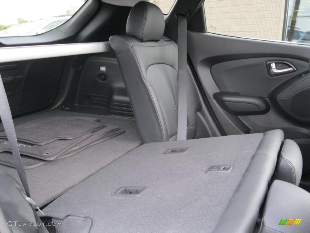 Black Interior 2010 Hyundai Tucson Limited AWD Photo #38442684