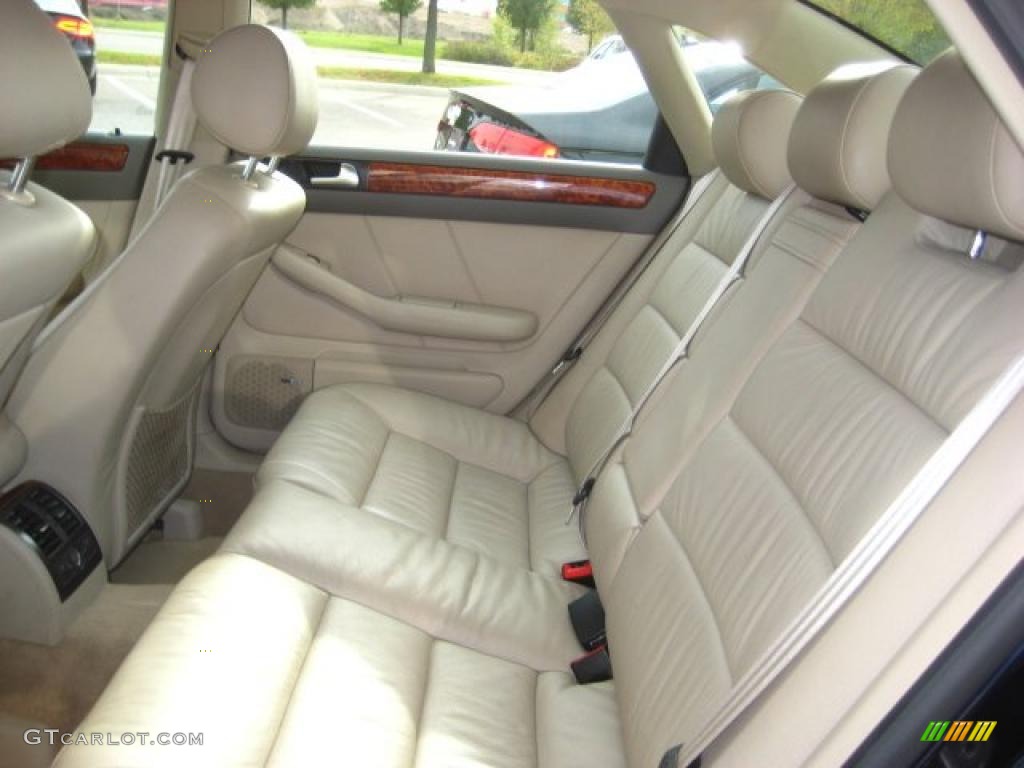 Beige Interior 2002 Audi A6 2.7T quattro Sedan Photo #38442748