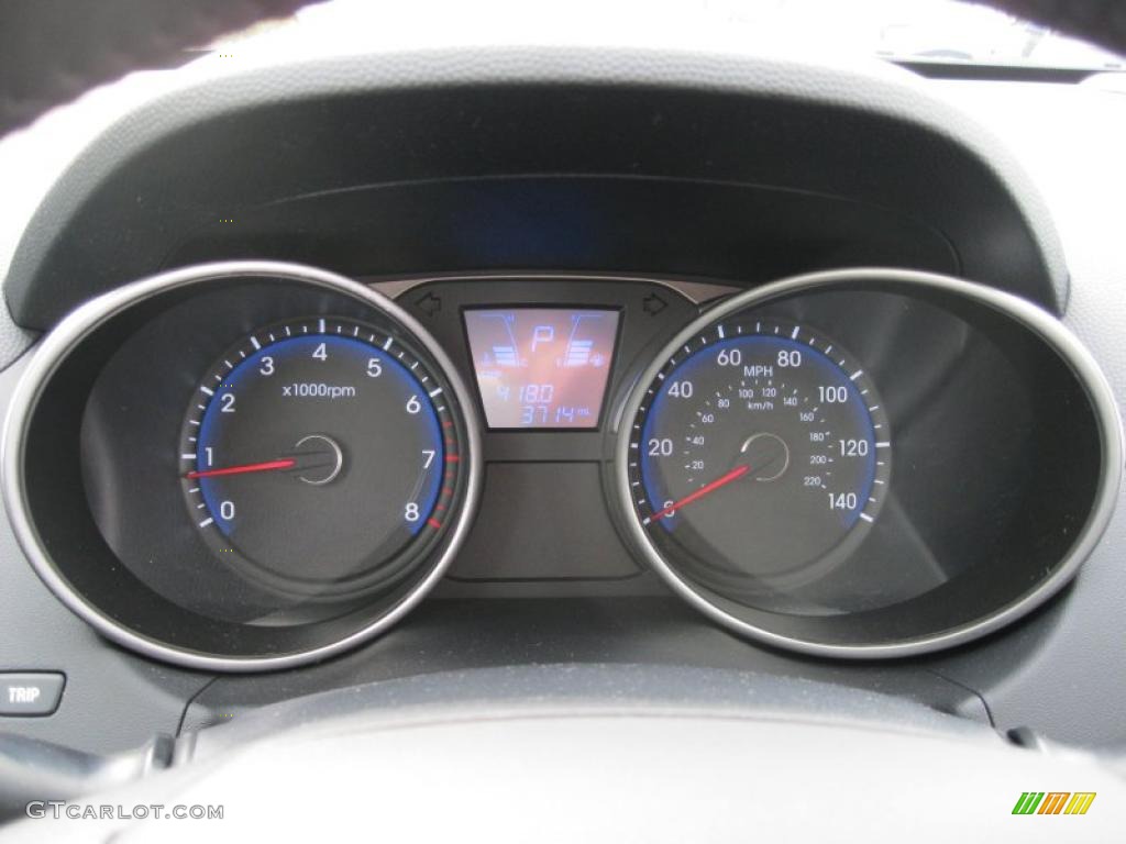 2010 Hyundai Tucson Limited AWD Gauges Photo #38442768