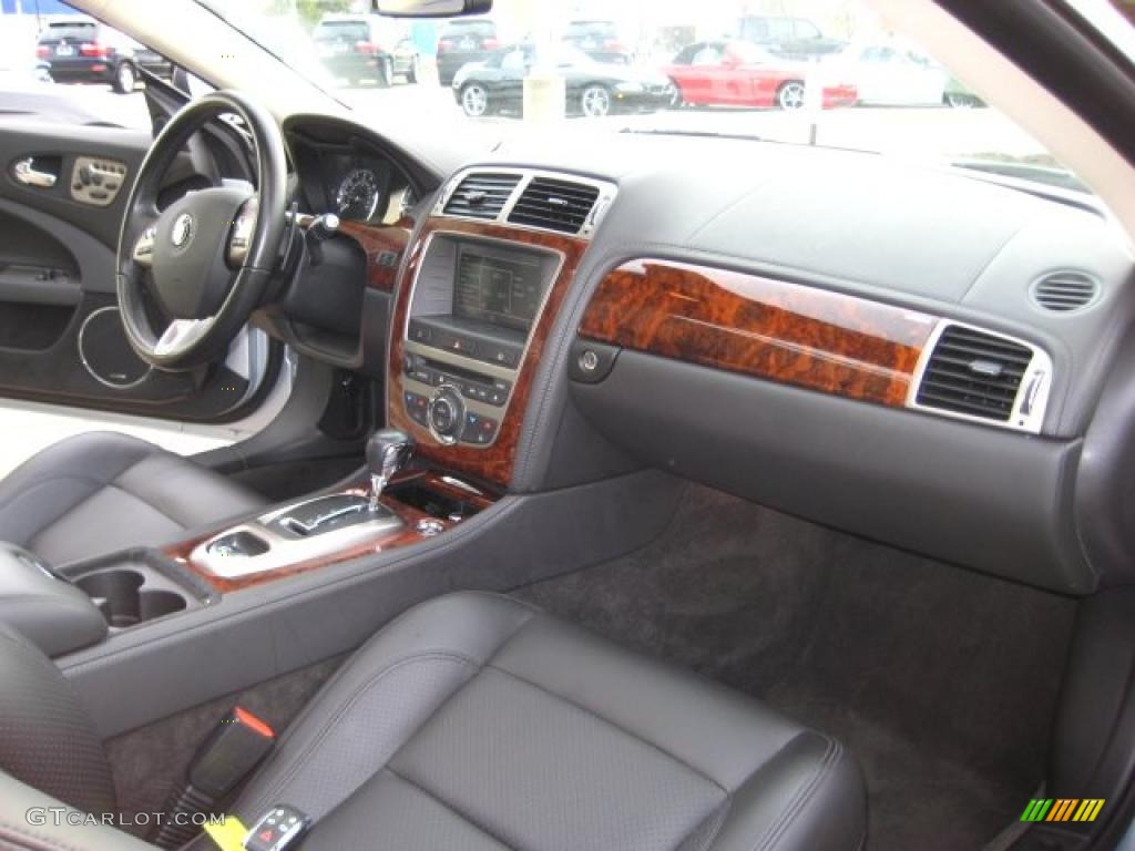 2007 Jaguar XK XKR Convertible Charcoal Dashboard Photo #38443784