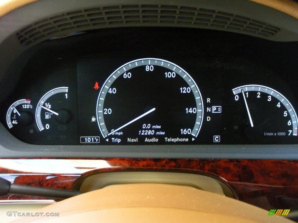 2010 Mercedes-Benz S 550 Sedan Gauges Photo #38443804