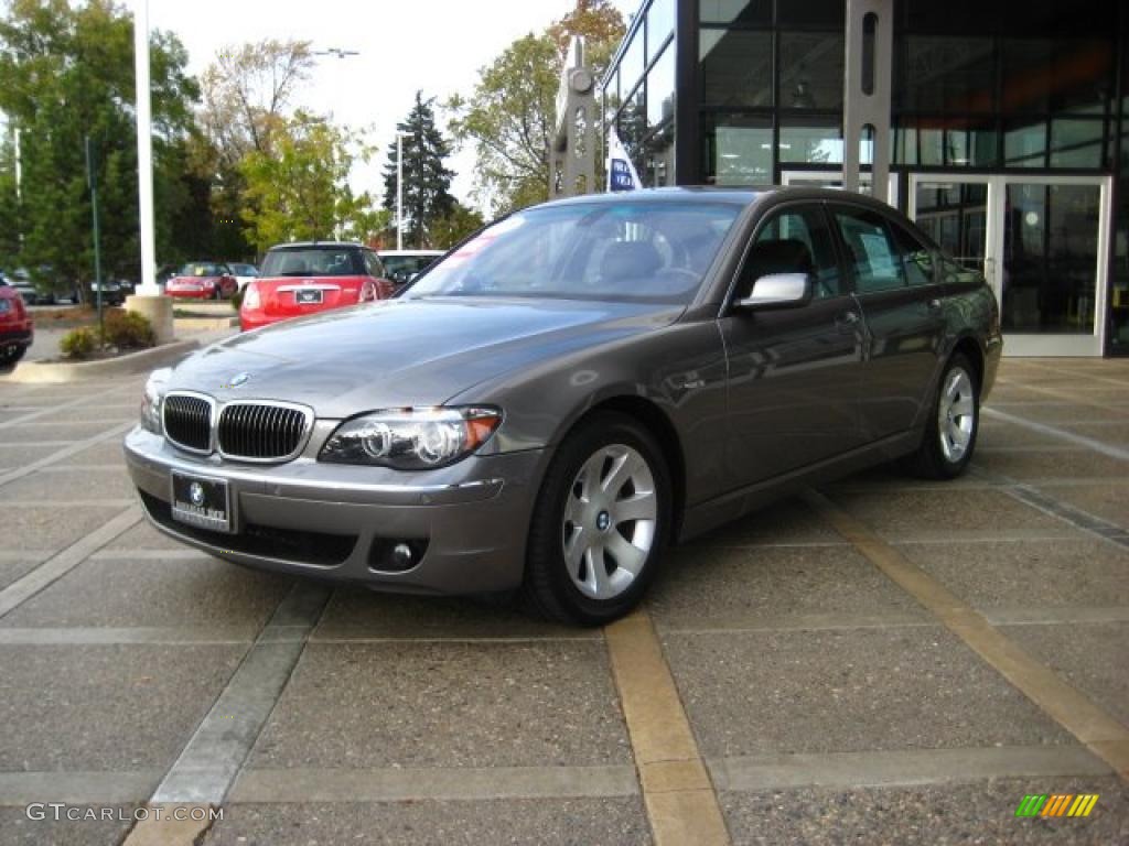2008 7 Series 750i Sedan - Titanium Grey Metallic / Black photo #4
