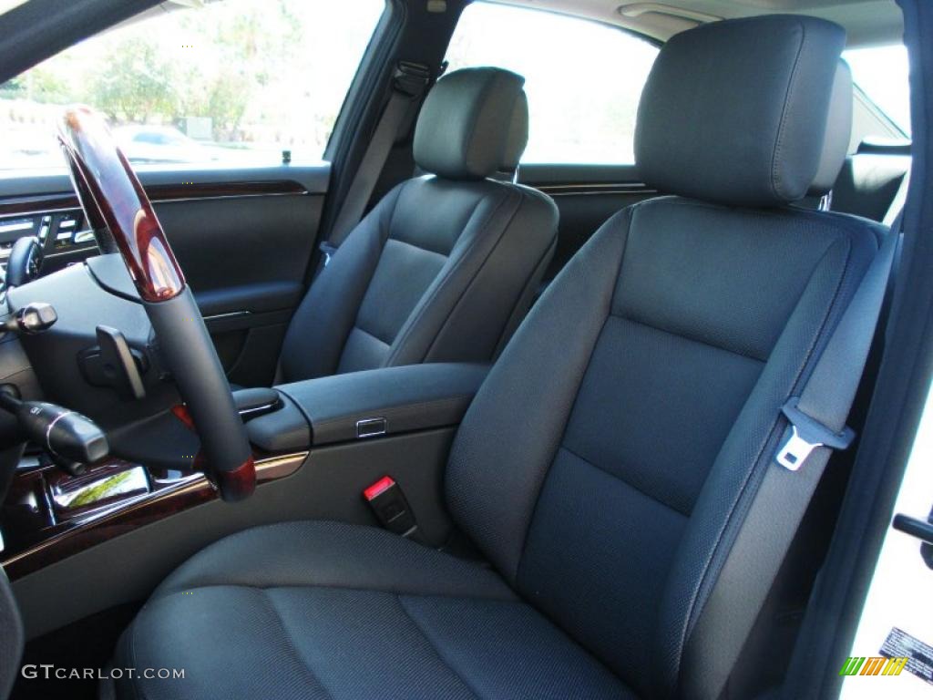 Black Interior 2010 Mercedes-Benz S 550 Sedan Photo #38444072