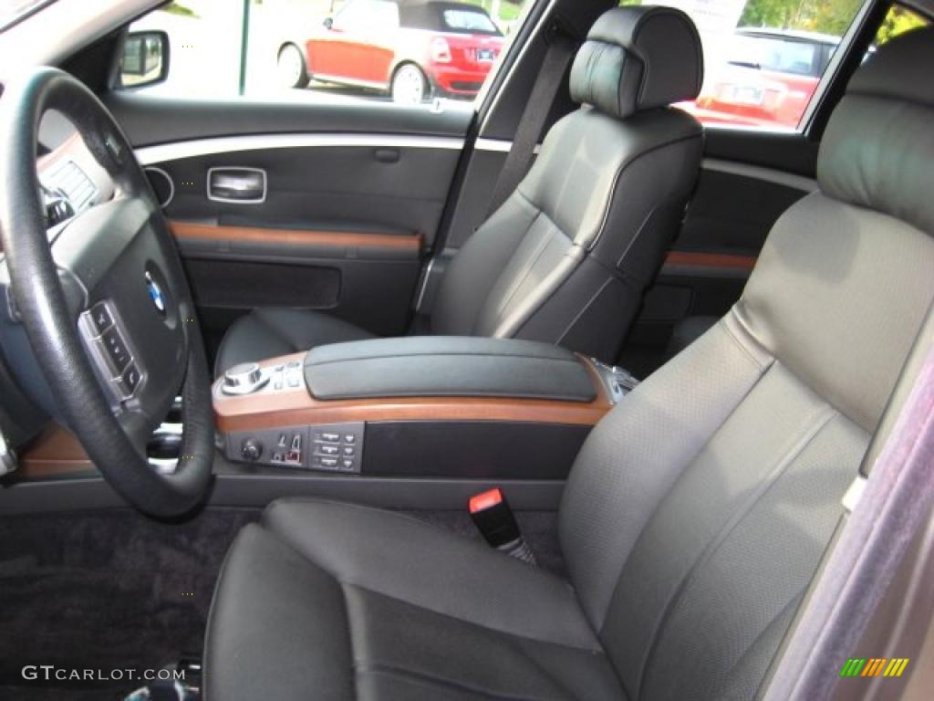 2008 7 Series 750i Sedan - Titanium Grey Metallic / Black photo #14