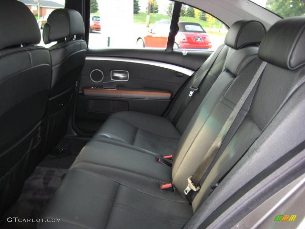 2008 7 Series 750i Sedan - Titanium Grey Metallic / Black photo #15