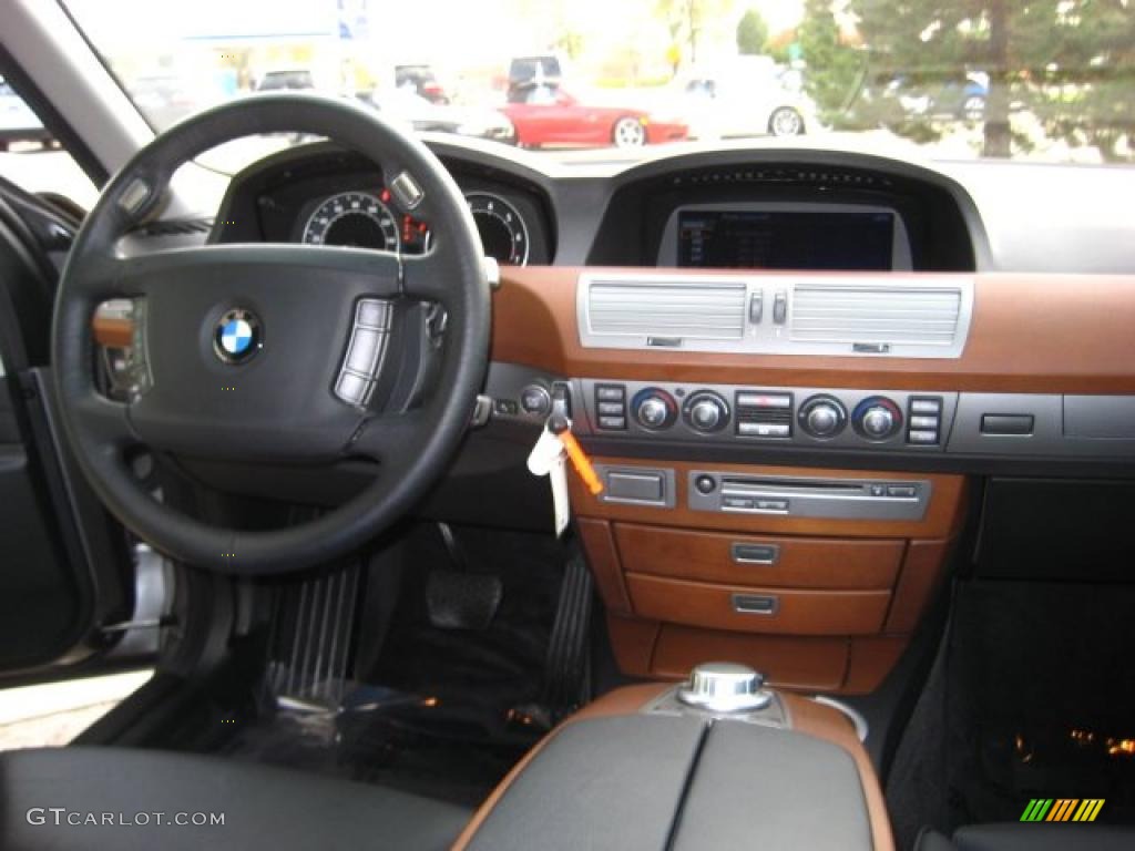 2008 7 Series 750i Sedan - Titanium Grey Metallic / Black photo #17