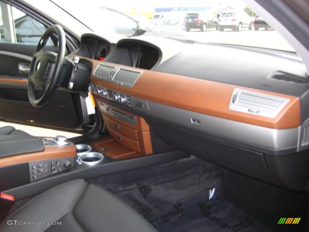 2008 7 Series 750i Sedan - Titanium Grey Metallic / Black photo #18