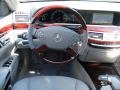 2010 Mercedes-Benz S Grey/Dark Grey Interior Steering Wheel Photo