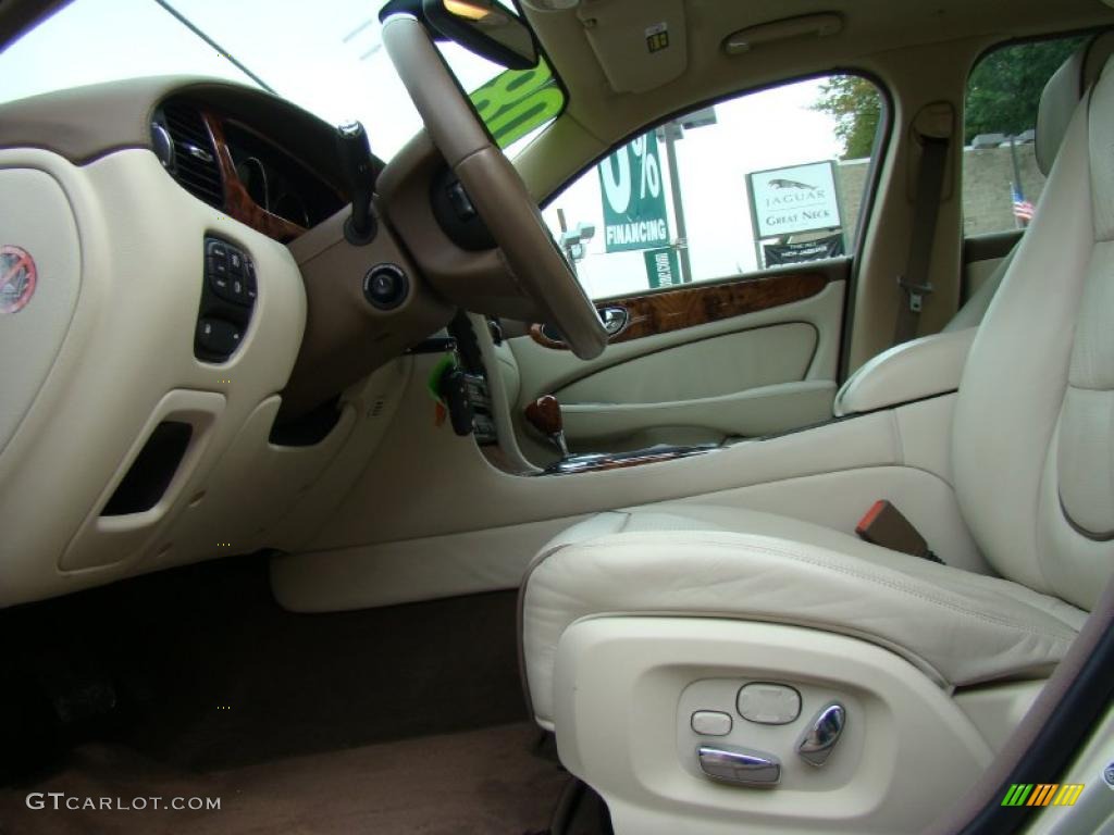 Ivory/Mocha Interior 2008 Jaguar XJ Vanden Plas Photo #38446212