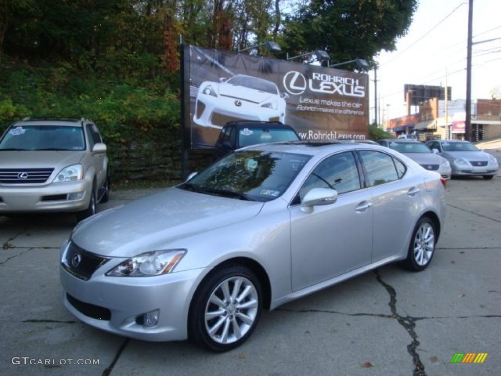 2009 IS 250 AWD - Tungsten Pearl / Light Gray photo #1