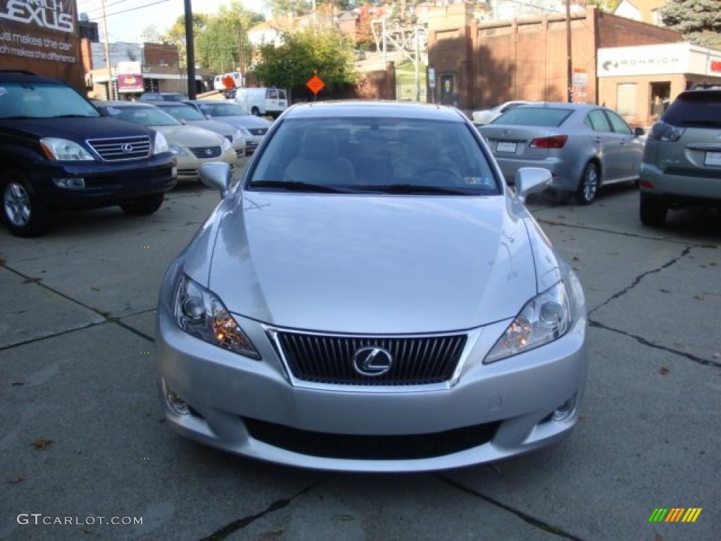 2009 IS 250 AWD - Tungsten Pearl / Light Gray photo #6