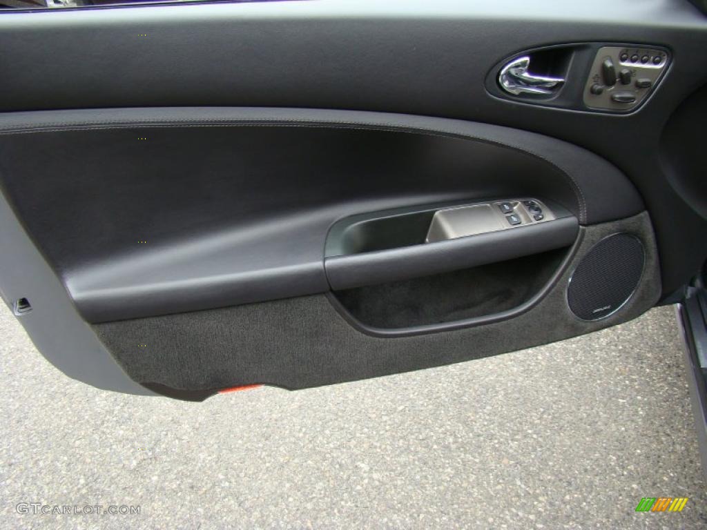 2007 Jaguar XK XKR Convertible Charcoal Door Panel Photo #38446634