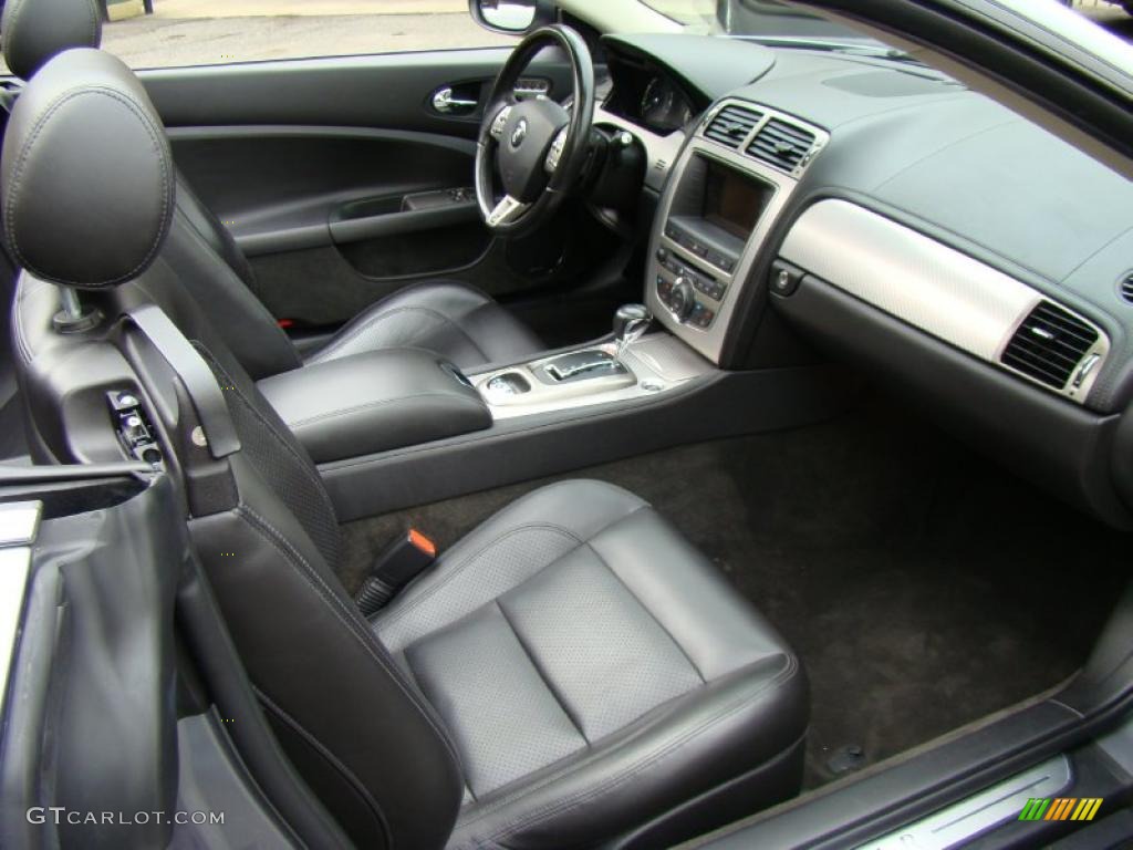 2007 Jaguar XK XKR Convertible Charcoal Dashboard Photo #38446776