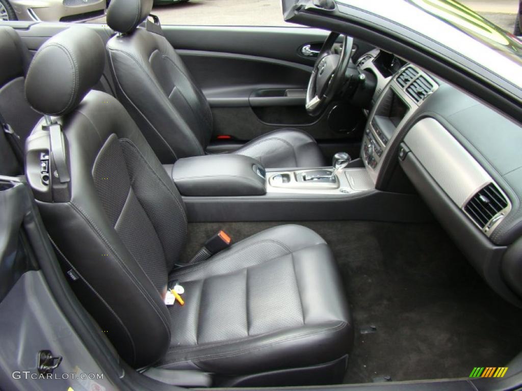 Charcoal Interior 2007 Jaguar XK XKR Convertible Photo #38446788